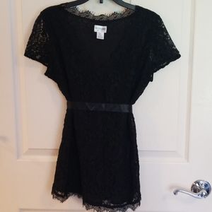Motherhood Maternity Lace top